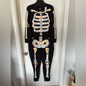 NWT Old Navy Dia De Los Muertos Skeleton Onesie